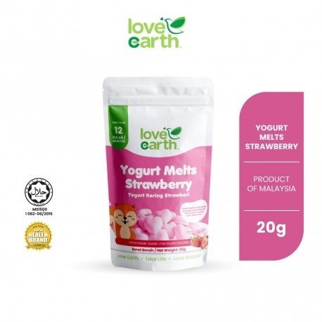 yogurt-melt-strawberry-20g.jpg Love Earth Yogurt Melt Strawberry 20g